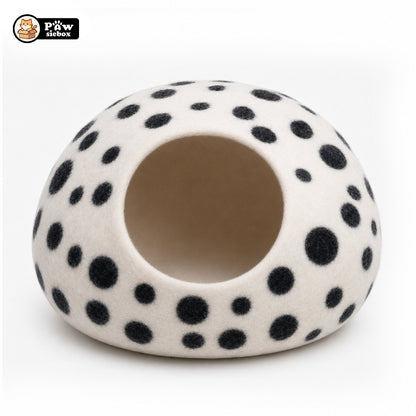 PawsieBox "Nimbus" Wool Felt Cat Cave