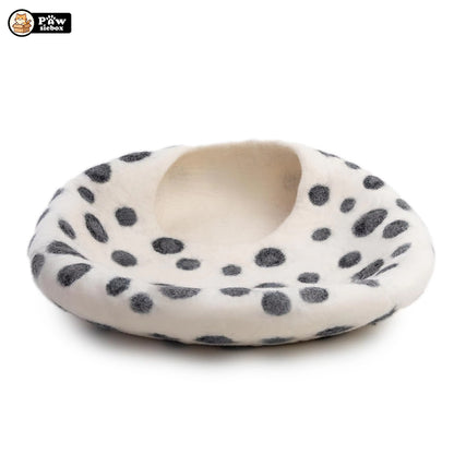 PawsieBox "Nimbus" Wool Felt Cat Cave