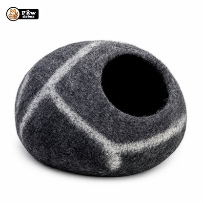 PawsieBox "Nimbus" Wool Felt Cat Cave