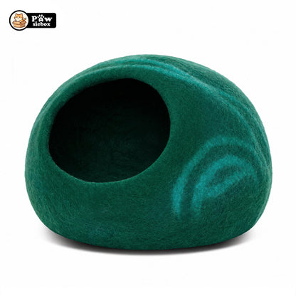 PawsieBox "Nimbus" Wool Felt Cat Cave