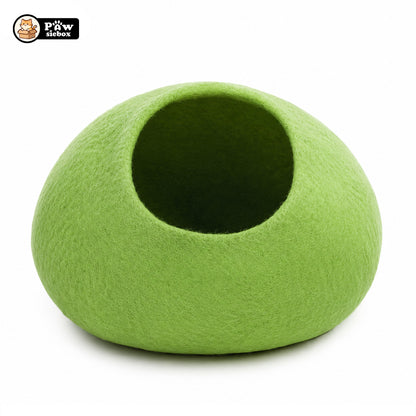 PawsieBox "Nimbus" Wool Felt Cat Cave