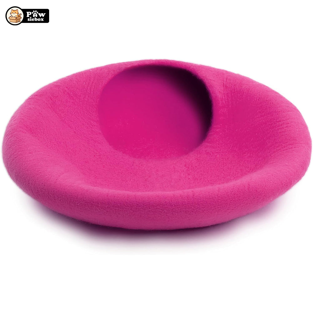 PawsieBox "Nimbus" Wool Felt Cat Cave